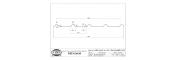 BIÊN DẠNG 5 SÓNG CÔNG NGHIỆP KHỔ 1200