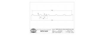 BIÊN DẠNG 6 SÓNG CÔNG NGHIỆP 2SN KHỔ 1200