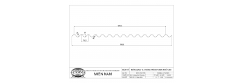 BIÊN DẠNG 14.5 SÓNG TRÒN H18MM KHỔ 1200
