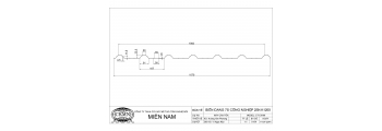 BIÊN DẠNG 7 SÓNG CÔNG NGHIỆP 2SN KHỔ 1200